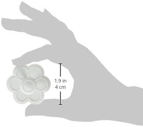 Ateco Daisy Plunger Cutters, Set of 3 Sizes, for Cutting Decorations & Direct Embossing, Spring-loaded Handle, Food Safe Plastic
