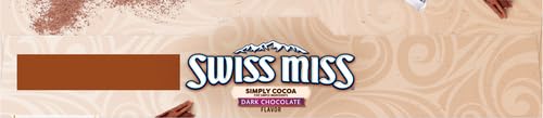 Swiss Miss Simply Cocoa Dark Chocolate Flavored Hot Cocoa Mix, 8 Count Hot Cocoa Mix Packets