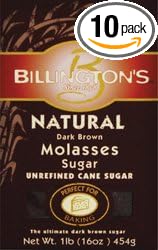 Wholesome Billington's Natural Dark Brown Molasses 16oz Box, 1-Pack