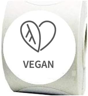 300 x 22mm Food Allergen Free Adhesive Labels, Multiple Options (Vegan)