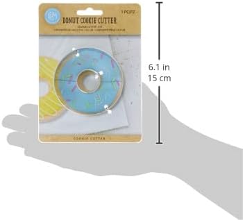 R&M Donut Cookie Cutter, Round with Hole Cut Out. Stainless Steel, 3 Inches (Pack of 3)
