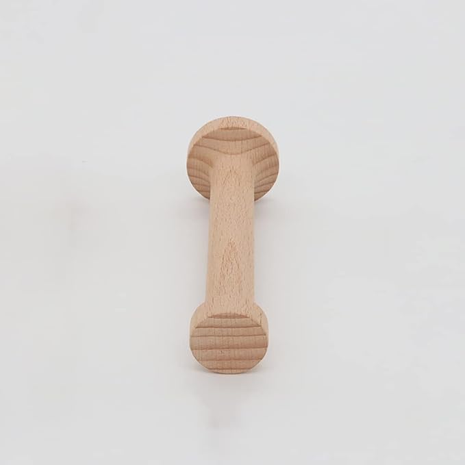 GSHLLO Wooden Tart Tamper Double Side Tart Mold Pastry Tamper Egg Tart Press Mold Dough Molding Presser Baking Tool
