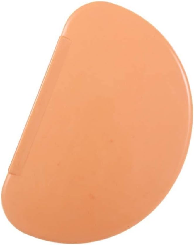 Vctitil 5 Pieces Flexible Bowl Scraper Dough Scrapers, Plastic Curved Pastry Scraper Bowl Scraper Dough Cutter for Baking Bread Cake Pizza Cookie