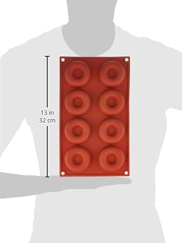Silikomart SF011/C Silicone Classic Collection Mold Shapes, Ring, Medium