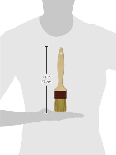 Matfer Bourgeat Natural Pastry Brush, Flat, 2"