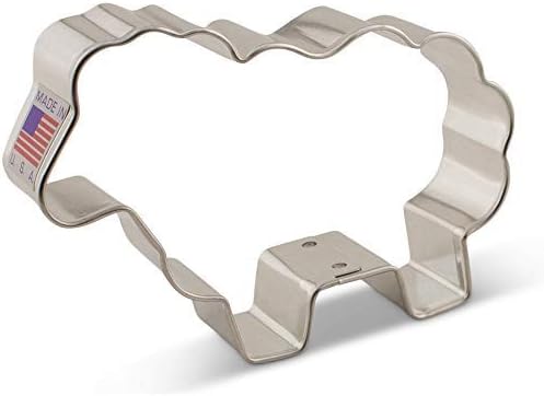 Ann Clark Sheep/Lamb Cookie Cutter, 3-1/2" Made in USA