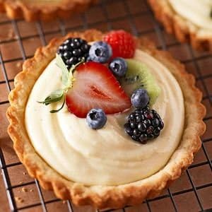 Webake Peanut Butter Cup Molds, Silicone Mini Tart Pan Quiche Mold, Pie Pan 6-Cavity Tartlet Pan for Baking Fern Cakes Pack of 2