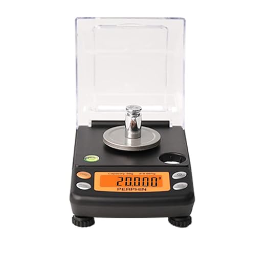 Milligram Scale, Dual Powered, Large Display, mg Scale, Adjustable Feet, 50g x 0.001g -Black, Digital Powder Scale, Level Bubble, Accurate and Sensitive