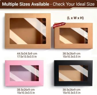 Large Cardboard Pastry Boxes Heavy Duty, Charcuterie Board Boxes with Lids 10PK, Disposable Catering Serving Platters for 5-8 People, Sturdy Takeout Containers for Picnic Box To-Go 15"x10"x3.5"