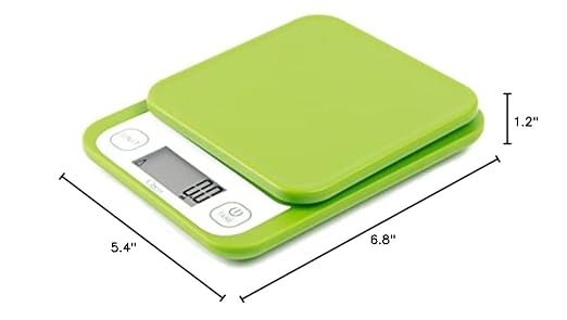 Ozeri Garden and Kitchen Scale II, with 0.1 g (0.005 oz) 420® Variable Graduation Technology®