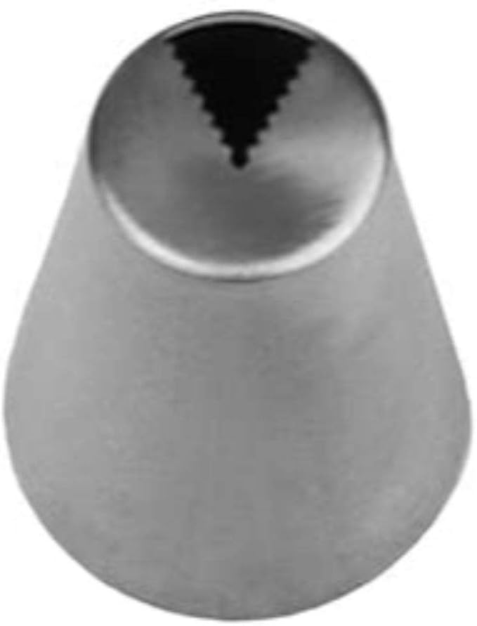 Russian Nozzle Piping Tip Stainless Steel by Chef Collection (1, O24)