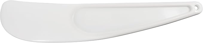 R&M International 4203 Baking Spatula Scraper, 10.75" Long, White