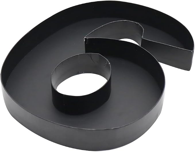 12inch Cardboard Number Fillable Food Tray Box for Charcuterie, Cupcake Arrangement,Birthday Anniversary (Black 6&9)
