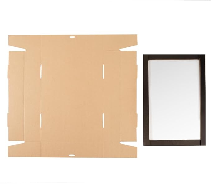 Restaurantware Cater Tek 17.9 x 12.3 x 3.2 Inch Baked Goods Boxes 100 Greaseproof Pastry Boxes - Window Lids Insert Tab Lock Black Paper Catering Boxes Easy Assembly For Charcuterie Or Cupcakes