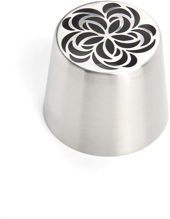 Extra Large Russian Piping Tips - Stainless Steel Flower Nozzles Set for Cake Decorating, Rose & Floral Icing Tips for Cupcakes, Cookies Professional Baking Tools (XXL, Style 64)