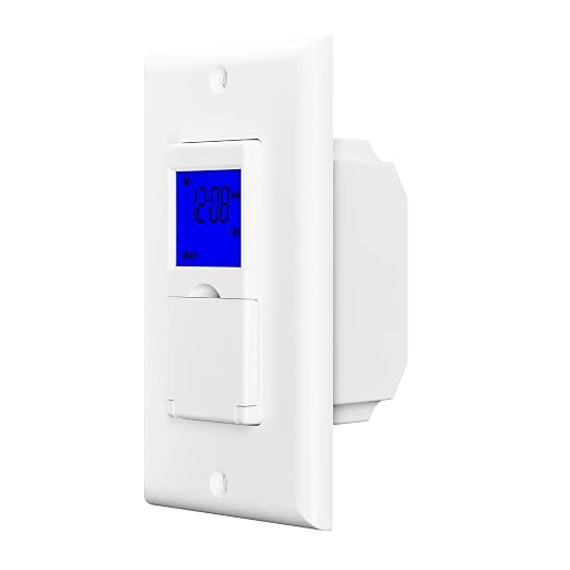 BN-LINK 7 Day Programmable Astronomical Timer Switch for Lights, Sunrise Sunset Programmable Light Switch Timer Indoor in Wall, Neutral Wire Required, Single Pole Only, ETL Listed