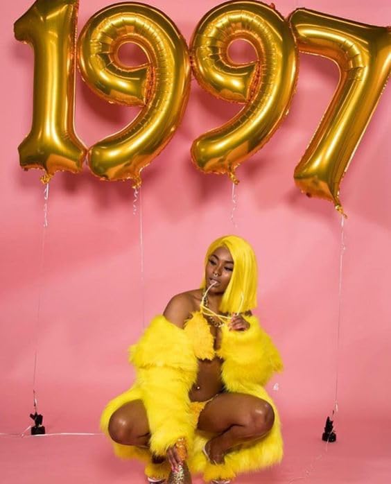 Gold 9 Balloon, Number Balloon 40 Inch, Gold Party Decorations, Giant Birthday Decorations for 9th 19th 29th 90th, Number 9 Balloon