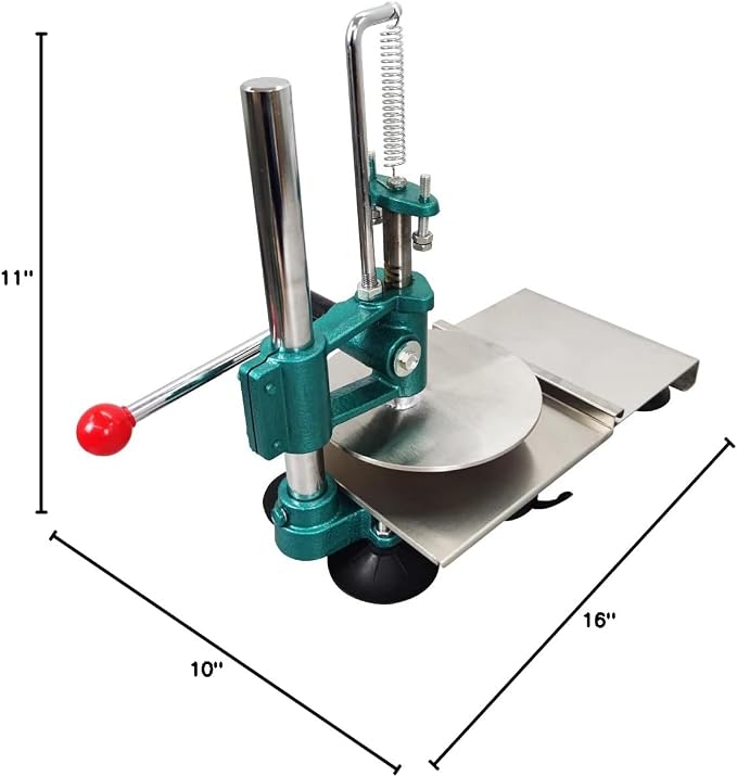 INTBUYING 7.8inch Manual Pizza Dough Pastry Press Machine Household Pizza Dough Pastry Manual Dough Sheeter Dough Pastry Presser Stainless Steel Pasta Maker Pizza Express Dough Sheeter