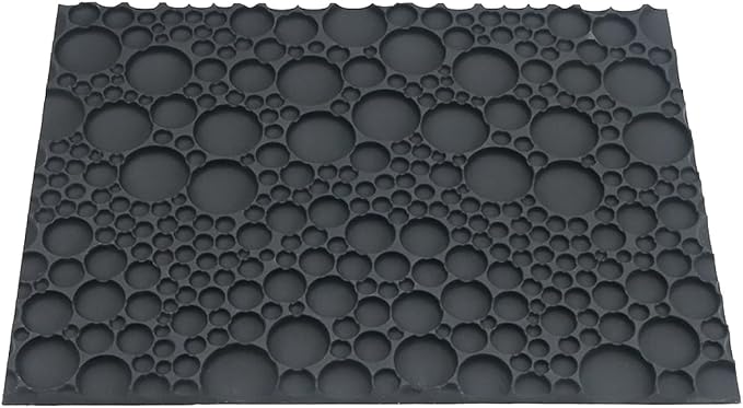 mostsom Silicone Lace Cake Mold for Fondant & Chocolate,Embossing Round Bubble Decorating - Reusable Baking Tools for Cupcakes, Cookies, Cake Decorations (F_ Round Bubble)