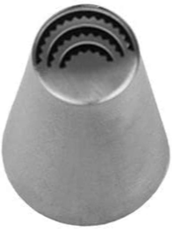 Russian Nozzle Piping Tip Stainless Steel by Chef Collection (1, O18)