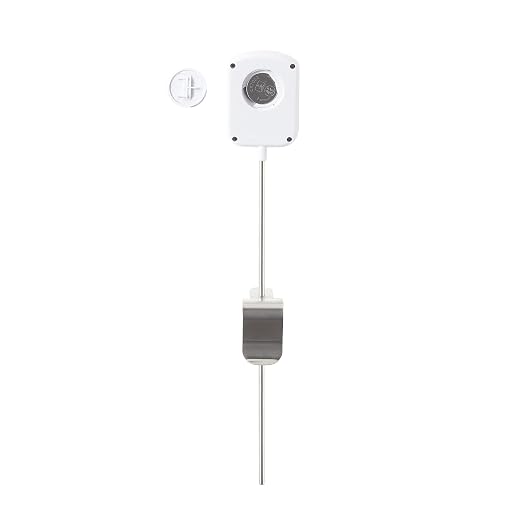 Taylor Programmable Digital Candy and Deep Fry Thermometer with Green Light Alert Display, Long Stem, and Adjustable Pan Clip, White