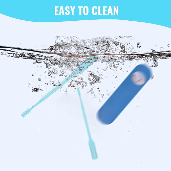 3PCS Nasal Hair Cutter Portable Travel Essentials,2026 Manual 360° Rotating Nostril Hair Removal Tools Double Sided Nose Hair Blade,Nose Hair Cutter for Women Men (Cream, 6 Pack)