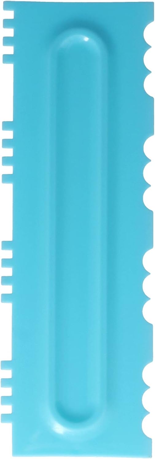 EVGATSAUTO DIY Cream Scraper Combs Fondant Cake Pattern Modeling Tool, Cake Decorating Comb for Home Kitchen Bakery