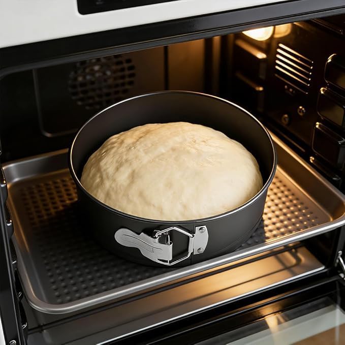 4" Springform Cake Pan - Carbon Steel Non-Stick, Removable Bottom, Ideal for Mini Cheesecakes & Single-Serve Bakes