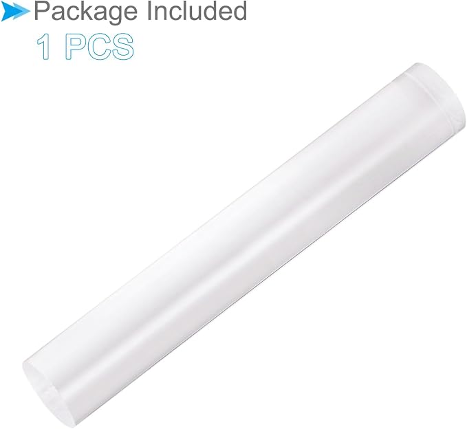 Acrylic Clay Roller, 6 Inch Length 1 Inch Dia., Acrylic Non-Stick Rolling Pin Roller Transparent - (Applications: for Shaping Sculpting)