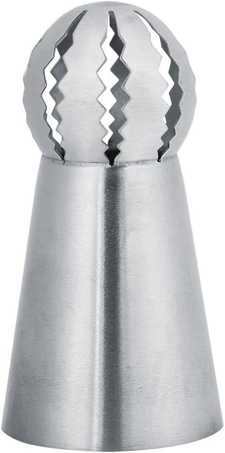 3Pcs Cake Nozzle, Stainless Steel Russian Flower Icing Piping Tips Cake Decoration Pastry Cupcake Baking Tools for Decorating Desserts Cupcakes Cookies