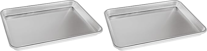 Fat Daddio's SP-QTR Natural Aluminum Quarter Sheet Pan (Pack of 2)