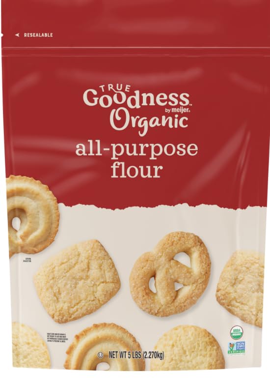 True Goodness by Meijer Organic All-Purpose Flour, 5 lbs (2.270kg)
