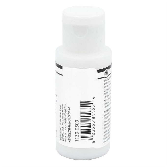 LorAnn White Liquid Food Color, 1 ounce squeeze bottle