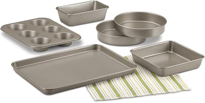 Cuisinart 6-Piece Classic Bakeware Set, Champagne