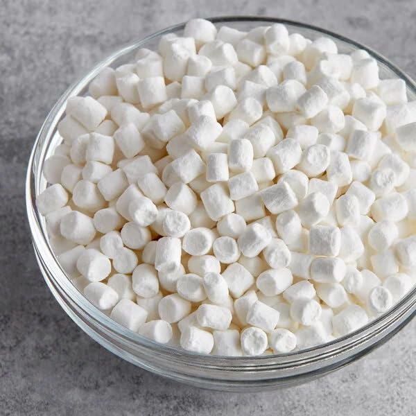 Lucky Scoops Dehydrated Marshmallow Packets – 30 Individually Wrapped 4 g Packs in Resealable Pouch – Dessert Toppings for Hot Cocoa, Hot Chocolate, Ice Cream Sundae, Baking & Parties