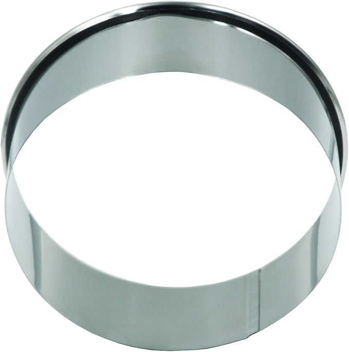 Round Biscuit Cookie Cutters Set,5 PCS Stainless Steel Circle Molds for Pastries Doughs Doughnuts
