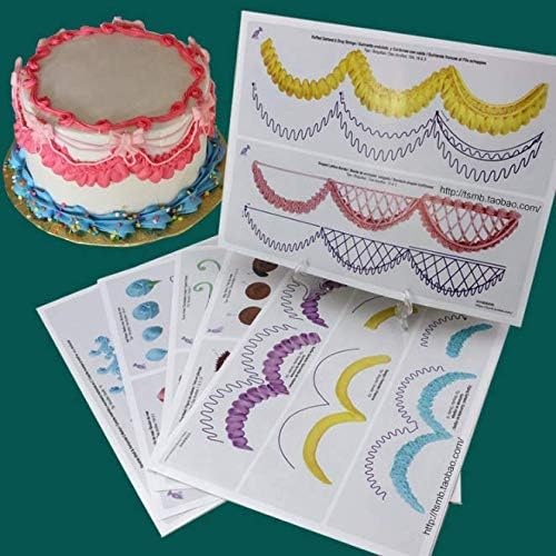 23 Sheets/Set Cake Decorating Practice Board Cream decorating drawings