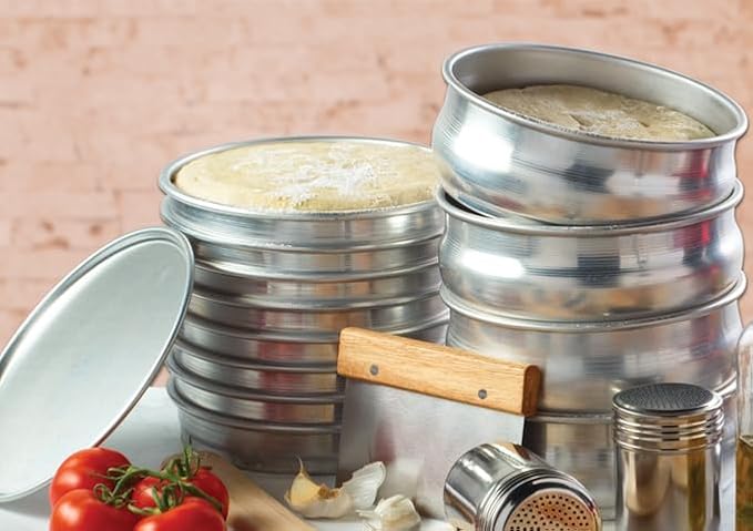 Winco Winware 96-Ounce Stackable Dough Pan, Aluminum