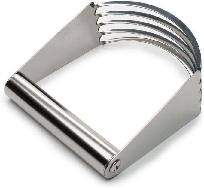 Fox Run 5856 Dough Blender, Stainless Steel, Metallic, 4.75 x 4 x 1.75 inches