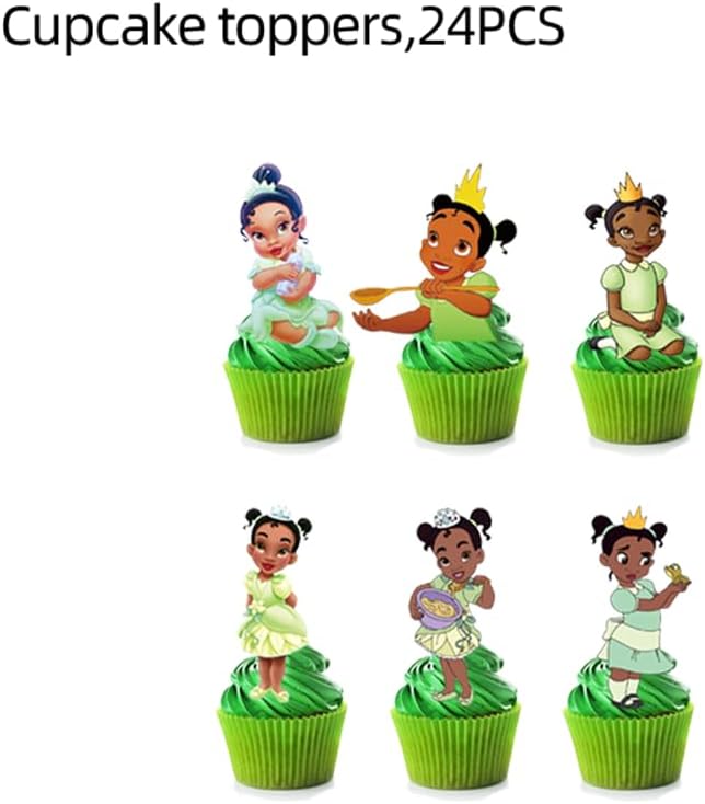25PCS Cake Toppers Cupcake Toppers Cake Decorations Birthday Party Supplies Decorations (Style 6)