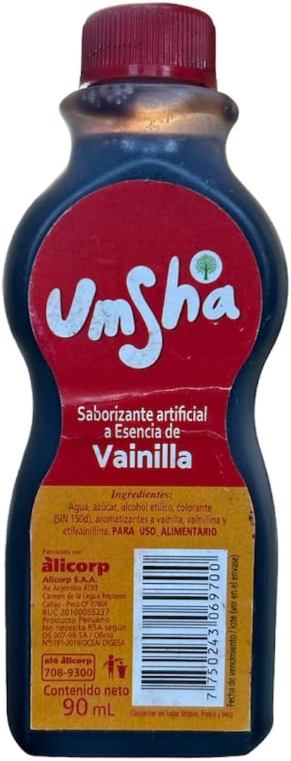 Umsha Peruvian Vanilla Essence, artificial flavoring 3.38Fl Oz/ 100ml