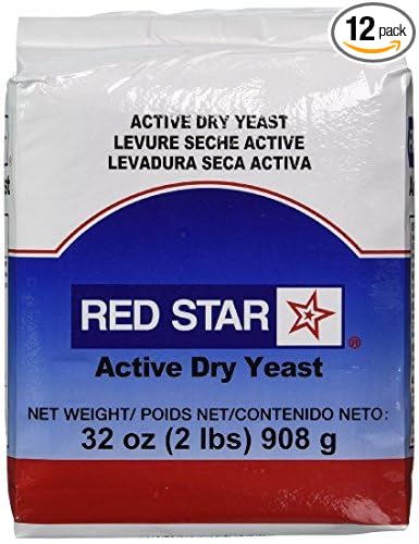 4 set- Red Star Baking Yeast, Vacuum Packed, 2-Pound