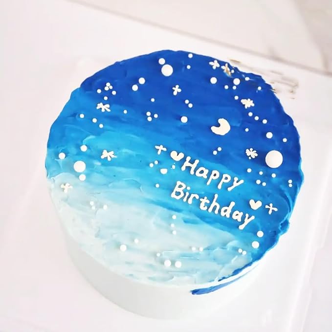 Senchanting Royal Blue Sanding Sugar Sprinkles, Edible Crystal Treasure Blue Sanding Candy Sugar for Cake Decorating Wedding Party Baking Cupcake Cookie Ice Cream Decoration Supplies 90g/3.2oz