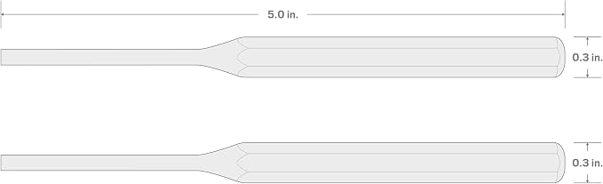 TEKTON 1/8 Inch Pin Punch | 66053 | Made in USA