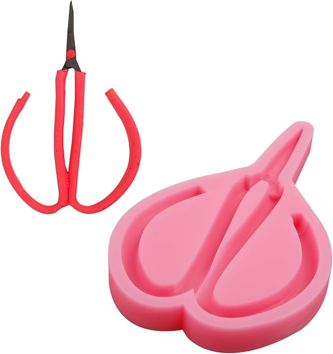 Hand Tools Chocolate Silicone Molds 4 Pcs, Large Scissor Hammer Wrenches Pliers Construction Tools Baking Fondant Molds for Cake Decoration Candy Cupcake Topper Cake Polymer Clay Crafts Epoxy Resin