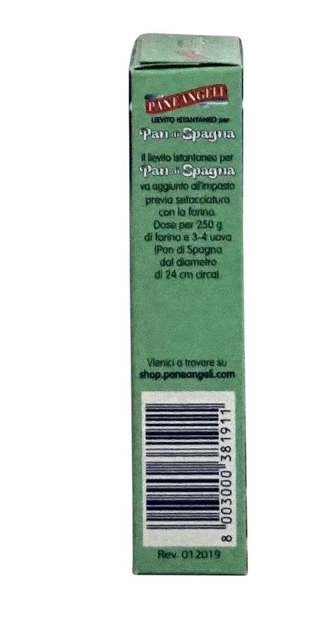 Paneangeli Pan di Spagna Instant Yeast for Sponge Cake 5 x 11g (55g)