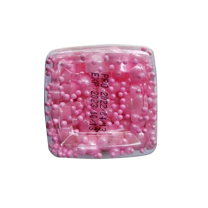 Homankit Edible Pink Pearl Sugar Sprinkles Candy Mixing Size Baking Cake Decorations Cupcake Toppers Cookie Decorating Wedding Party Valentine's Halloween Christmas Supplies 120g/ 4.23oz