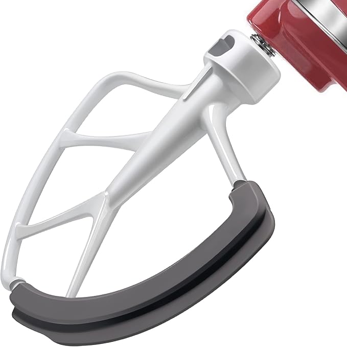 KITCHPOWER 6 Quart Flex Edge Beater for KitchenAid Bowl-Lift Stand Mixers, Paddle Attachment Mixer Accessory