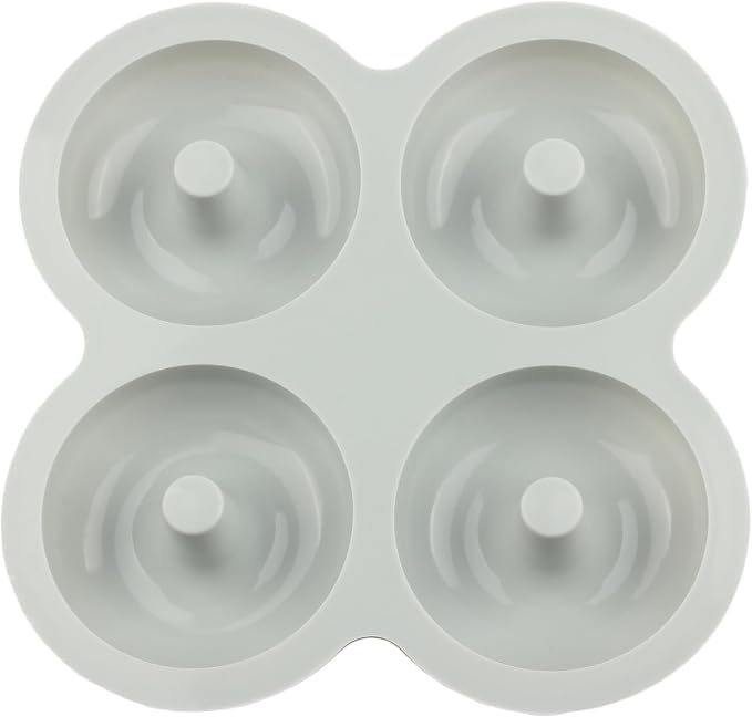 4 Cavity Donut Silicone Candy Molds For Candy Chocolate Baking Cake Decoration