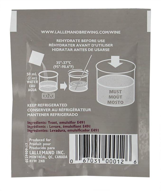 Lalvin 71B-1122 Yeast (Тhree Pаck)